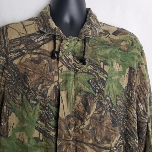 Vintage Realtree Camo Lightweight Jacket L Made USA Gorpcore Hunt - Picture 3 of 10